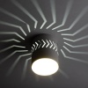 DLC-S617 GX53 BLACK Светильник декоративный накладной, серия Sotto. Без лампы, цоколь GX53. Доп. све