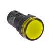 Лампа (LED) матрица d22мм желтый 230В AC AD16-22HS EKF