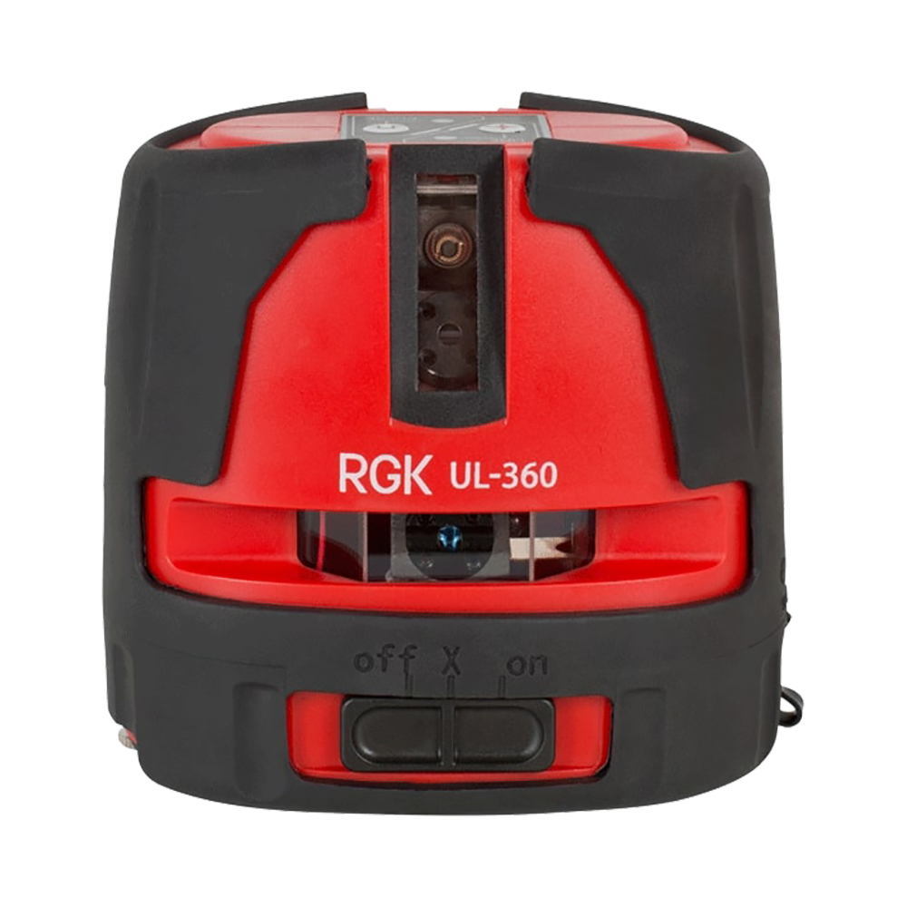 Комплект: лазерный уровень RGK UL-360 + штатив RGK F170 приемник RGK LD-5 рейка RGK LR-2 платформа RGK